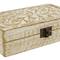 Distressed White Wooden Filigree Decorative Box Set